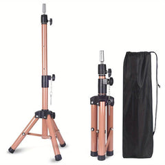 Wig Stand Tripod Mannequin Head Stand Adjustable Heavy Duty