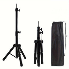 Wig Stand Tripod Mannequin Head Stand Adjustable Heavy Duty