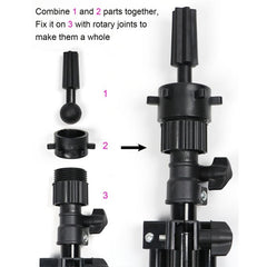 Adjustable Mini Tripod Stand for Mannequin Head Holder