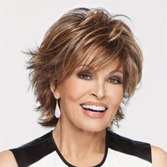 Short Pixie Cut Wig Shaggy with Bangs Heat Resistant Synthetic