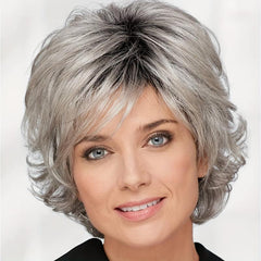 Short Pixie Cut Wig Shaggy with Bangs Heat Resistant Synthetic