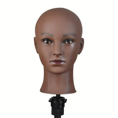 Bald Mannequin Head for Wig Making Hats Glasses Display