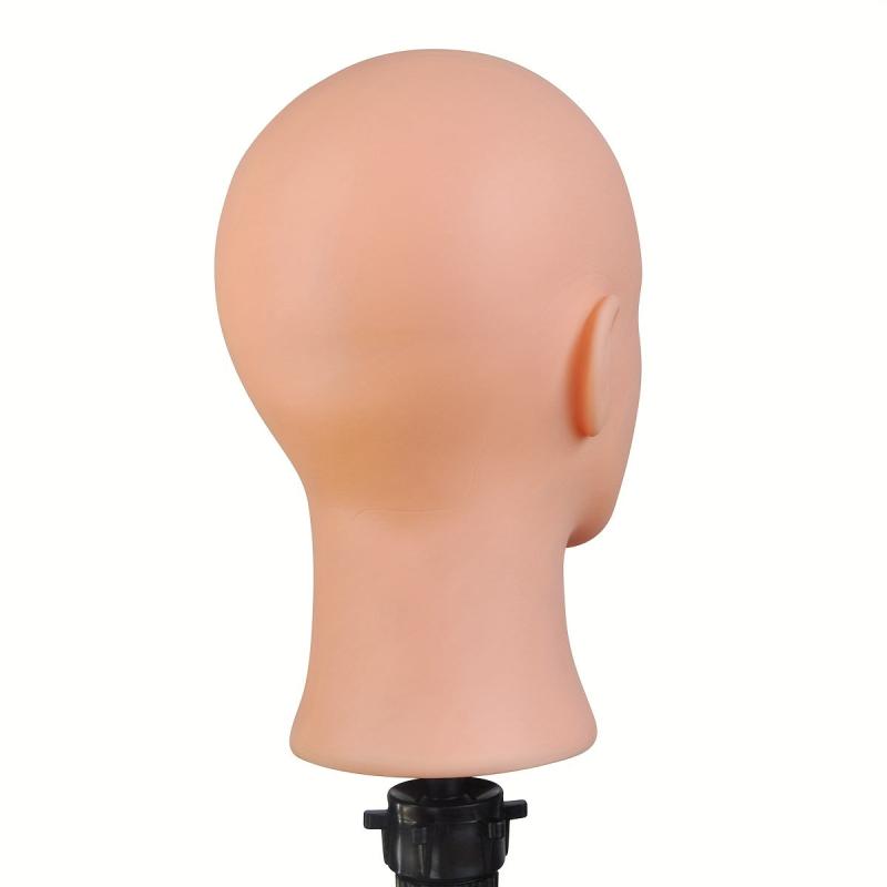Bald Mannequin Head for Wig Making Hats Glasses Display
