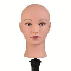 Bald Mannequin Head for Wig Making Hats Glasses Display