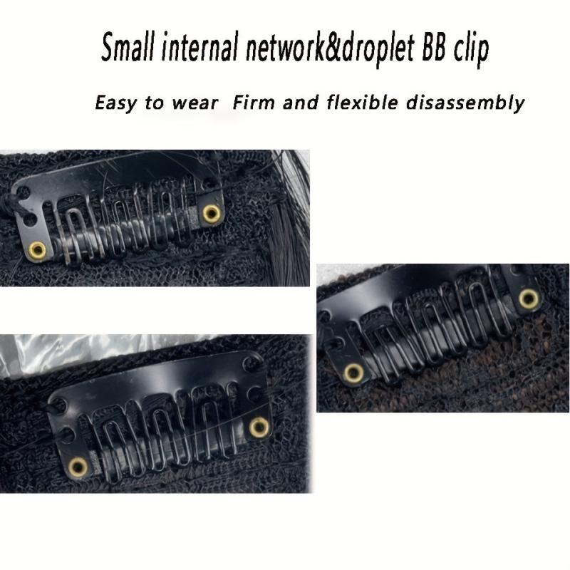 Invisible Natural Looking Hair Patch Straight Synthetic Hair Extension