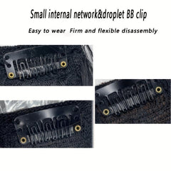 Invisible Natural Looking Hair Patch Straight Synthetic Hair Extension