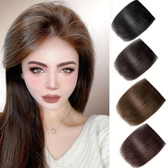 Invisible Natural Looking Hair Patch Straight Synthetic Hair Extension