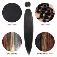 Pre Stretched Braiding Hair Long Braid 66 04 Cm 1 Packs Braiding Hair Extensions