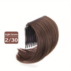 Short Fluffy Top Hair Pad Synthetic Hair Extensions For Women