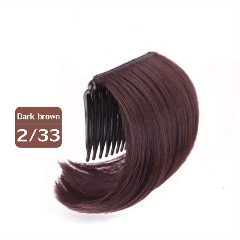 Short Fluffy Top Hair Pad Synthetic Hair Extensions For Women