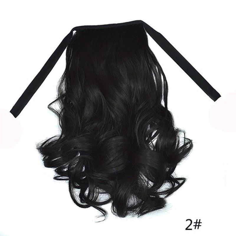 Curly Wavy Ponytail Extensions Clip on Hairpieces For Women