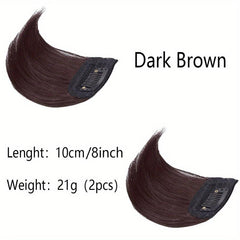 2pcs Invisible Hair Topper Clips In Hair Extension for Women