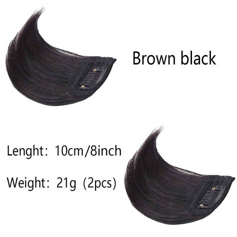 2pcs Invisible Hair Topper Clips In Hair Extension for Women