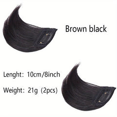 2pcs Invisible Hair Topper Clips In Hair Extension for Women
