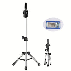 Adjustable Mini Mannequin Head Stand Clamp for Wigs & Hair Training
