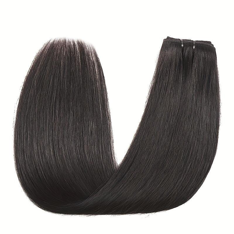 8pcs Straight Clip In Human Hair Extensions Natural Double Wefts 20-32-66-04cm