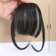 Synthetic Hair Bangs With Sideburns Brown