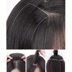 Synthetic Invisible Hair Pad Hair Topper For Thinning Hair Women