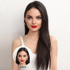 Synthetic Invisible Hair Pad Hair Topper For Thinning Hair Women