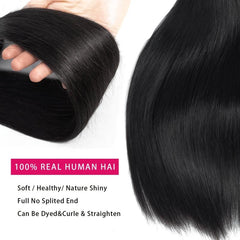 Brazilian Virgin Straight Hair Bundles 25-50cm 100% Unprocessed Human Hair