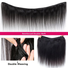 Brazilian Virgin Straight Hair Bundles 25-50cm 100% Unprocessed Human Hair