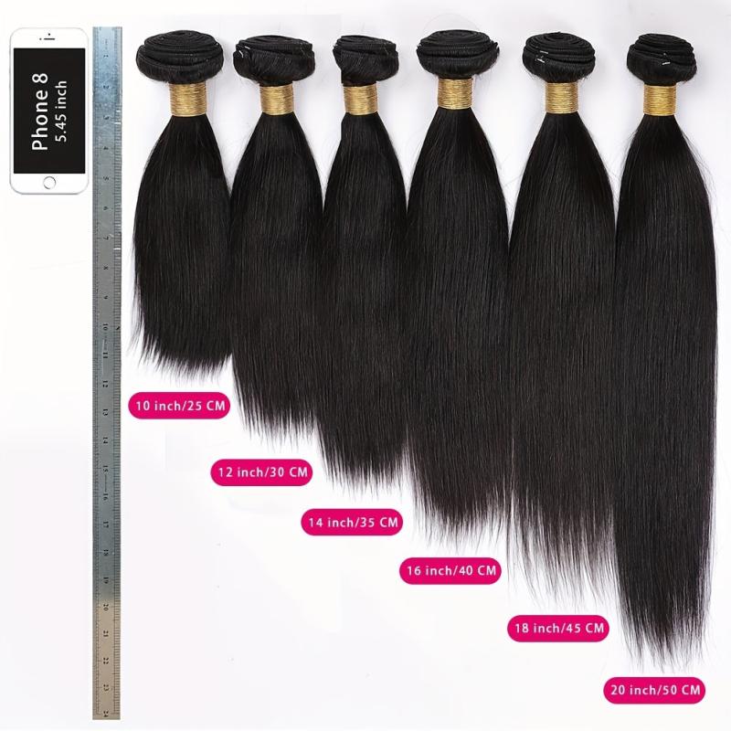 Brazilian Virgin Straight Hair Bundles 25-50cm 100% Unprocessed Human Hair