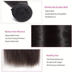 Brazilian Virgin Straight Hair Bundles 25-50cm 100% Unprocessed Human Hair