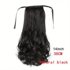 Long Curly Ponytail Extensions Drawstring Hair Accessories for Women