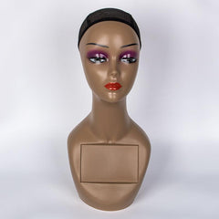 Realistic Female Mannequin Head for Wigs Makeup Display