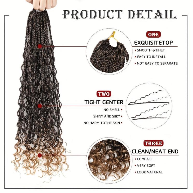 35 56 Cm Goddess Box Braids Crochet Hair Extension