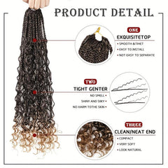 35 56 Cm Goddess Box Braids Crochet Hair Extension