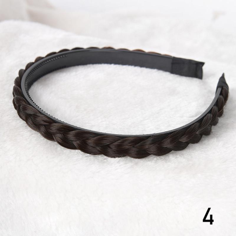 Synthetic Fishbone Braid Wig with Twist Braid Headband