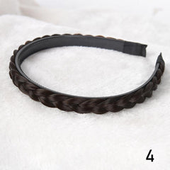 Synthetic Fishbone Braid Wig with Twist Braid Headband