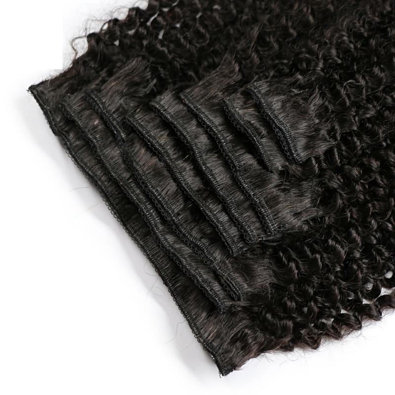 Brazilian Deep Wave Clip In Hair Extensions