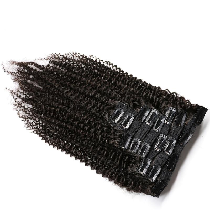 Brazilian Deep Wave Clip In Hair Extensions