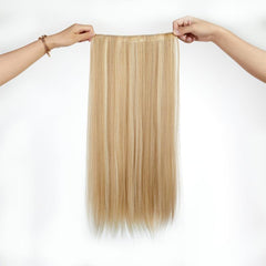 Synthetic Platinum Blonde Tape Hair Extensions 55-88 cm Straight