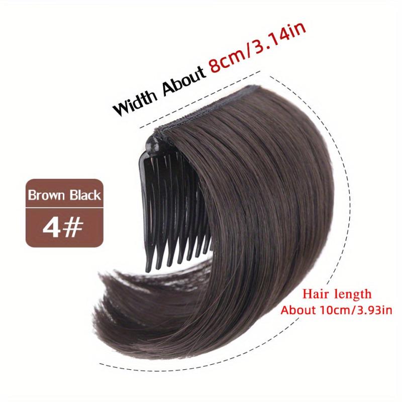 Invisible Bangs Pad Straight Hair Up Comb False Hair Extensions