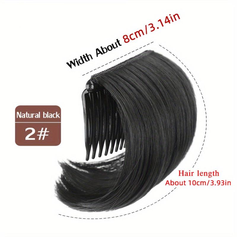 Invisible Bangs Pad Straight Hair Up Comb False Hair Extensions