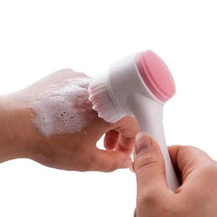 Double Side Facial Cleanser Brush