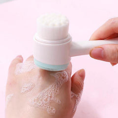 Double Side Facial Cleanser Brush