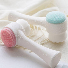 Double Side Facial Cleanser Brush