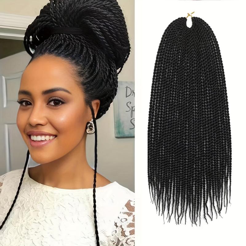 60 96 Cm Synthetic Senegalese Twist Crochet Braiding Hair Extensions