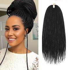 60 96 Cm Synthetic Senegalese Twist Crochet Braiding Hair Extensions