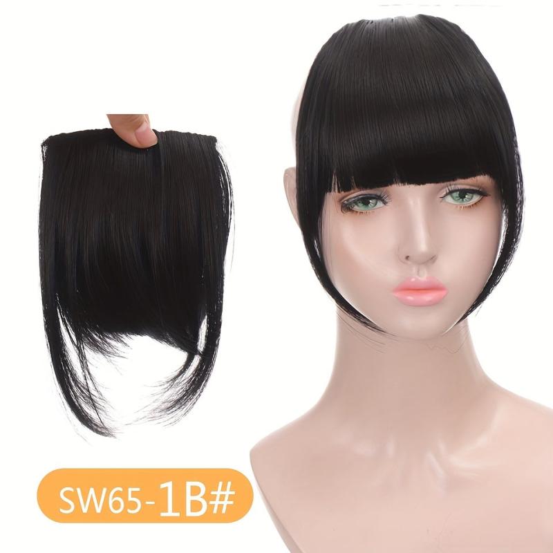 Synthetic Bangs Hair Clip Extensions Natural Fringe Bangs Clip In Front