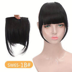 Synthetic Bangs Hair Clip Extensions Natural Fringe Bangs Clip In Front