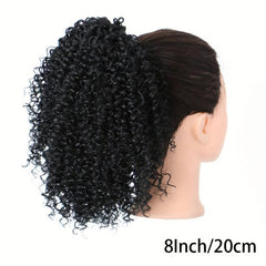 Afro Drawstring Ponytail Extensions 20 32 Cm Kinky Curly Ponytail Extensions