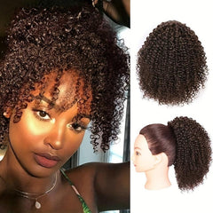 Afro Drawstring Ponytail Extensions 20 32 Cm Kinky Curly Ponytail Extensions