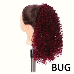Curly Drawstring Ponytail for Women Synthetic Hair