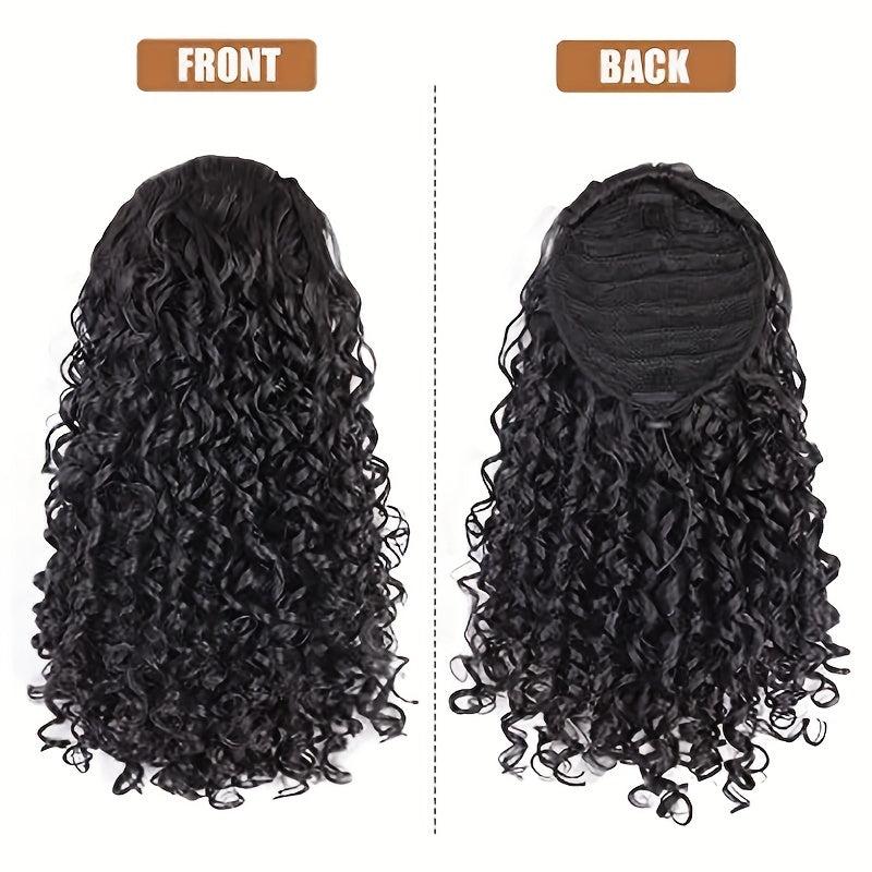 Curly Drawstring Ponytail for Women Synthetic Hair