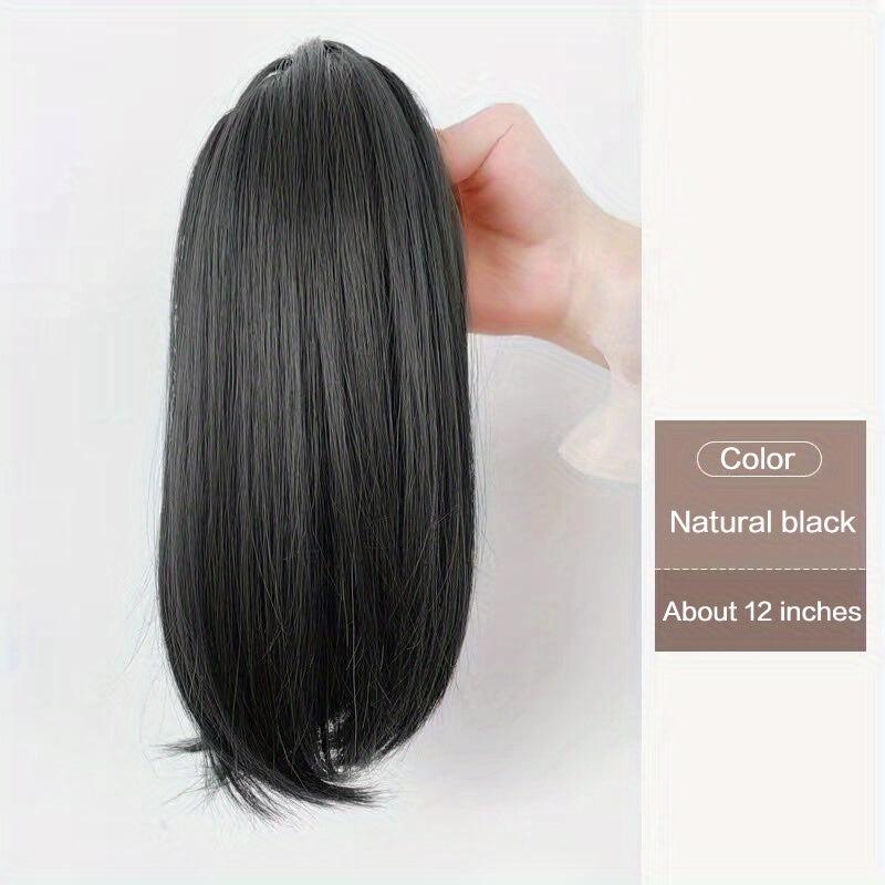 Short Synthetic Ponytail Extension Claw Clip In Straight Hair Extension